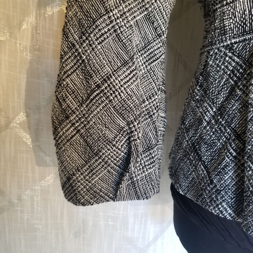 Banana Republic Jacket Blazer Office Career Womens Size 12 Geometric New - Picture 6 of 8
